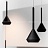 Серия подвесных светильников с трубчатым корпусом и коническим рассеивателем GIAN A черный фото 8