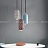 Серия подвесных светильников с цилиндрическими плафонами из цветного мрамора терраццо RUNEL фото 7
