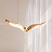 Подвесной светодиодный светильник с двумя изогнутыми плафонами, стилизованными под крылья птицы FLYER 5 плафонов фото 5