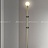 Настенный светильник со стеклянными шарообразными плафонами на длинном стержневом каркасе DENNY фото 8
