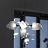Металлическая люстра в стиле постмодерн ICE 13 плафонов Латунь фото 7
