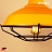 Подвесной светильник оранжевый фото 3