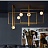 Люстра Mondrian Glass Venicem Ceiling Lamp Медный фото 8