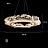 Кольцевая светодиодная люстра с ажурным плафоном из акрила MARIBEL модель А фото 3