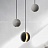 Серия подвесных светильников с шарообразным и составным плафоном из двух полусфер из цемента PALDIS фото 5