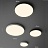 Черно-белый светодиодный потолочный светильник DISC BW 30 см  Белый фото 4
