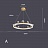Серия кольцевых люстр с LED-свечением по контуру и шарообразными многогранными плафонами JOSIAN модель С 80 см   фото 3