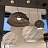 Подвесной светильник геометрической формы TRUNCAT 45 см  Черный B фото 9