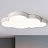 Светодиодные потолочные светильники в форме облака CLOUD ЗеленыйМалый (Small) фото 15