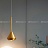 Серия подвесных светильников с трубчатым корпусом и коническим рассеивателем GIAN A золотой фото 7