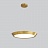 Серия светодиодных светильников в стиле минимализм c плафоном в виде усеченного диска на струнном подвесе SOLVE 50 см  серый фото 5