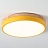 Светодиодные плоские потолочные светильники KIER WOOD 23 см  Желтый фото 18