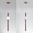 Серия подвесных светильников вытянутой цилиндрической формы с деревянными элементами CORNELL фото 2