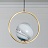 Серия дизайнерских подвесных светильников с круглым плафоном HOOP PLANET EМалый (Small) фото 10