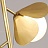 Подвесной светильник с шарообразным стеклянным плафоном внутри металлического цветка JANITA фото 8