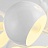 Металлическая люстра в стиле скандинавского минимализма CLUSTER 11 плафонов Белый фото 8