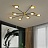 Серия потолочных светодиодных светильников с плафонами в форме дисков CHARGE 6 ламп фото 7