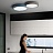 Потолочные светодиодные светильники с мягкой текстильной отделкой SOFA 60 см  Синий фото 3
