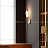 Настенный светильник со светодиодным источником света в виде стеклянной капли с фактурой водных пузырьков FAME B WALL фото 6