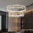 Серия дизайнерских люстр с внутренним LED-свечением на кольцевом каркасе и стеклянными рассеивателями круглой формы PROVENCE фото 8