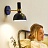 Настенный светильник бра в скандинавском стиле VALDA WALL Черный фото 7