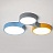 Цветной светодиодный потолочный светильник MEDLEY 3 плафона  фото 5