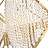 Люстра Ritz Crystall Leaf Chandelier 10 плафонов Золотой фото 11