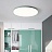 Плоский потолочный светодиодный светильник DISC HALF 48 см  Зеленый фото 3