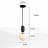 Серия подвесных светильников с плафонами различных геометрических форм из натурального белого мрамора фото 7