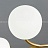 Серия дизайнерских люстр со стеклянными шарообразными плафонами на изогнутых рейках MELLA C фото 17