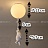 Серия потолочных светильников Мишка на шаре WASTY модель А средний фото 3