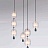 Серия дизайнерских светильников с двойными стеклянными плафонами на вертикальных стойках с мраморными наконечниками PLATTE 2 плафон плафона фото 8