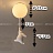 Серия потолочных светильников Мишка на шаре WASTY модель E большой фото 5