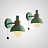 Настенные цветные светильники в скандинавском стиле Зеленый фото 6