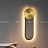 Светодиодный настенный светильник в виде металлического диска на округлом основании с внешним led-свечением ARGYLE фото 8