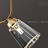 Потолочный светильник с двумя стеклянными плафонами на металлическом кольце ADRIELL CH Золото фото 5