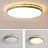 Цветные плоские светодиодные светильники в эко стиле DISC DH 38 см  Белый фото 27