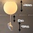 Серия потолочных светильников Мишка на шаре WASTY модель B средний фото 14