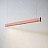 Светодиодный реечный подвесной светильник BOOK 3 Розовый120 см   фото 16