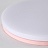 Плоский потолочный светодиодный светильник DISC HALF 38 см  Розовый фото 18