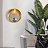 Бра Ginger & Jagger Pearl WALL LAMP round gold Белый фото 8