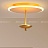 Потолочный светильник с внешним LED-свечением у основания и перевернутым зонтиком с дополнительным источником света LEONA фото 2