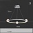 Серия светодиодных люстр на струнном подвесе с многогранными плафонами шарообразной формы на кольцевом каркасе с внутренним LED-свечением STORMS CH фото 4