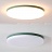 Плоский потолочный светодиодный светильник DISC HALF 48 см   Белый фото 20