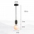 Серия подвесных светильников с плафонами различных геометрических форм из натурального белого мрамора фото 5