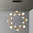 Кольцевая люстра с шарообразными стеклянными плафонами ALFA фото 6