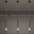Серия подвесных светодиодных светильников с хрустальным плафоном в виде скошенного камня на вертикальном трубчатом каркасе PARDIS A черный фото 8