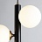 Подвесная люстра в скандинавском стиле с матовыми шарами-плафонами HAKON A Черный фото 8