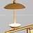 Реечный светильник с цилиндрическими плафонами и металлическим зонтиком с дополнительным источником света HETLEY 5 ламп черн фото 17