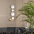 Настенный светильник с шарообразными плафонами разного диаметра на вертикальном стержне DESTINY WALL фото 4